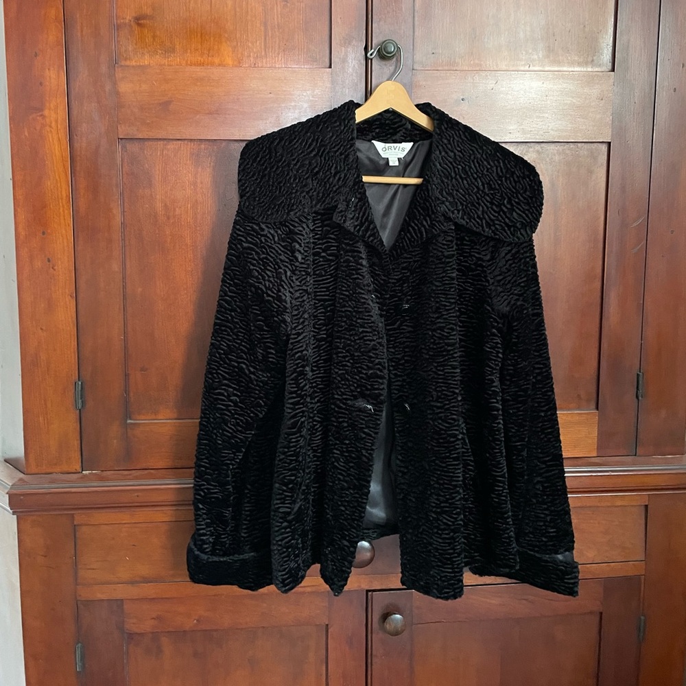 Orvis Faux Persian Lamb Jacket